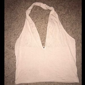 Cute v neck crop top
